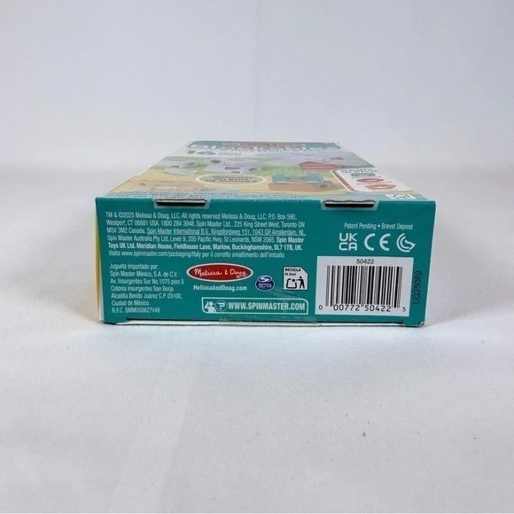 Melissa & Doug Blockables Farm Friends 16 Piece Wooden Snap Play Set 50422 NEW